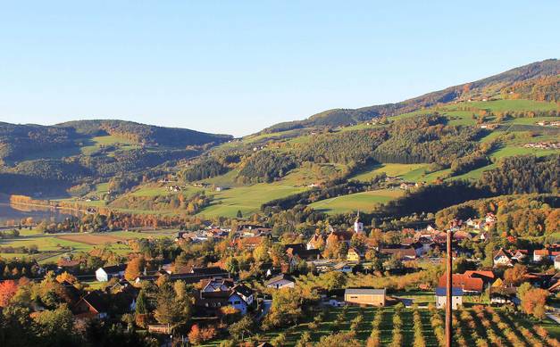 Panorama der Gemeinde Stubenberg