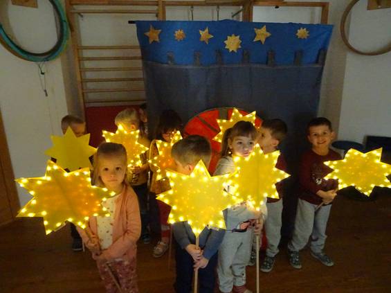 Laterne im Kindergarten der Gemeinde Stubenberg am See