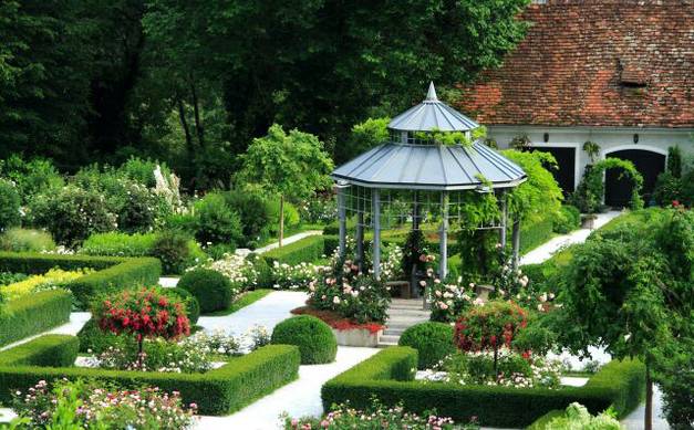 Garten in der Tierwelt Herberstein in der Oststeiermark