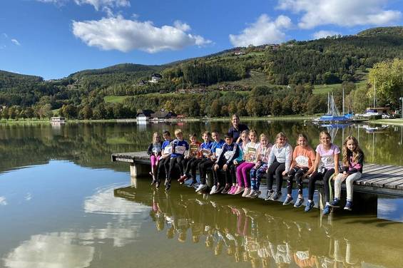 Volksschulklasse in der Gemeinde Stubenberg am See